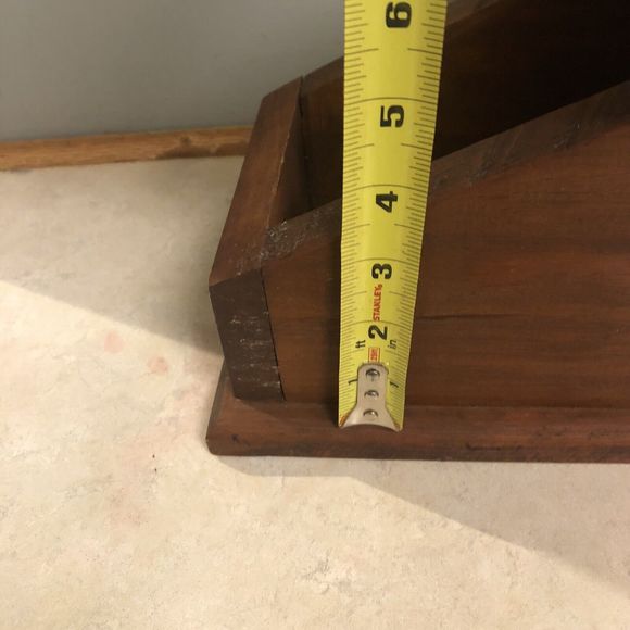 Antique /Vintage Wooden Recipe Box Card  COUNTRYSIDE Pioneer, organizer … - Picture 10 of 16